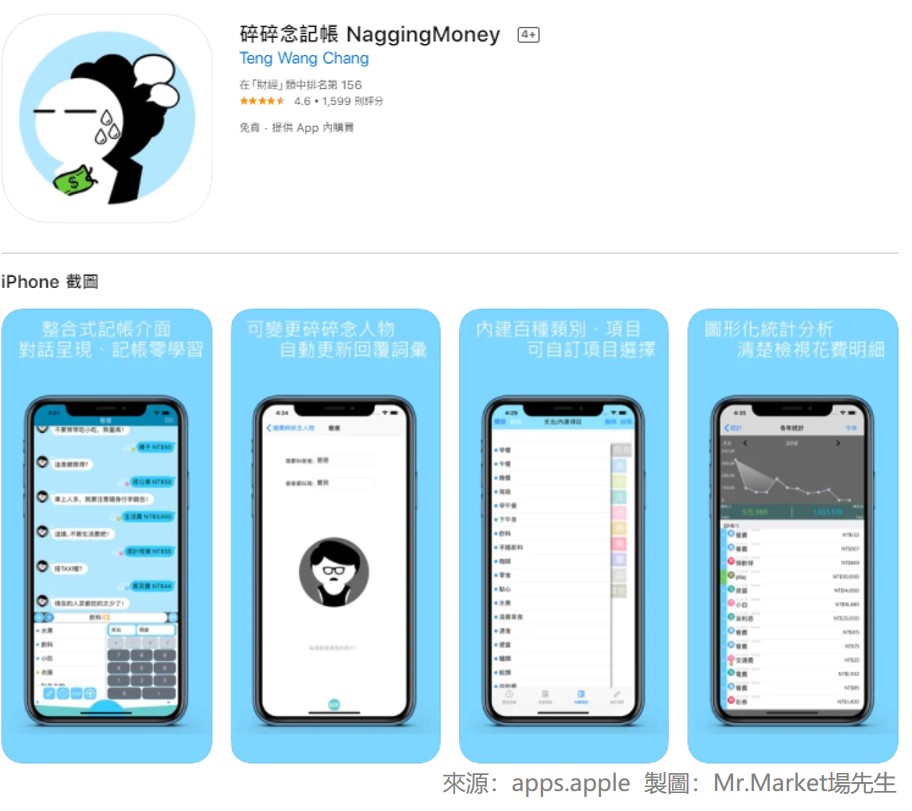 記帳app-碎碎念記帳App