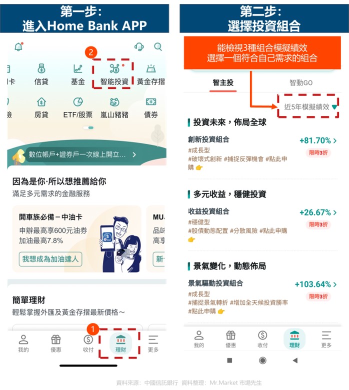 Home Bank APP 介面