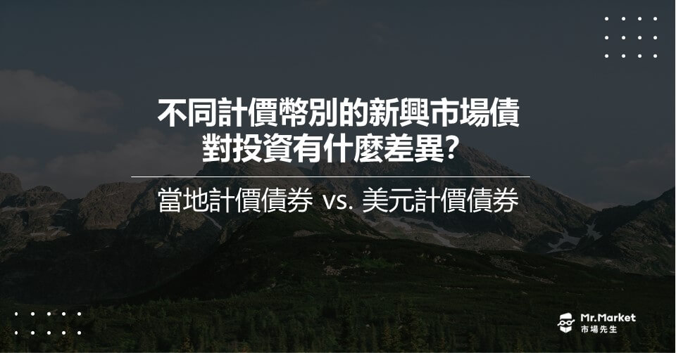 不同幣別計價的新興市場債的差異 